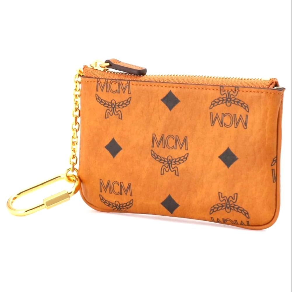 ✨️MCM MONOGRAM KEY POUCH IN VISETOS - Picture 6 of 15